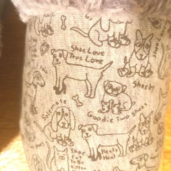 Sketchers Bobs Women's Too Cozy Pooch Parade Slippers Sz 9 - Picture 6 of 6